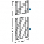 ニッチ什器(バックパネル)