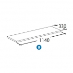 ニッチ什器(メラミン棚板)