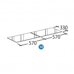 ニッチ什器(ガラス棚)