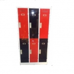 ロッカー6人用(レッド/ブラック)