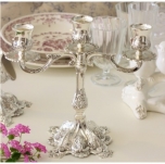 キャンドルスタンド(シルバー)3灯